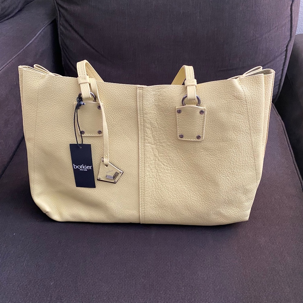 Botkier New York Ludlow Leather Tote Lemonatta